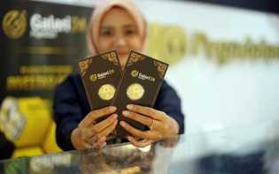 Harga Emas di Pegadaian Hari Ini Cetakan Antam Turun Rp8.000 per Gram