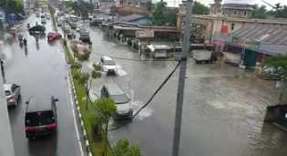 Hujan Lebat, Sebahagian Wilayah Pekanbaru Banjir