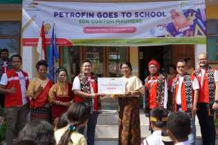Dukung Target Pendidikan Bermutu, Elnusa Petrofin Gelar Program Petrofin Goes To School di NTT