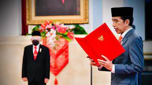 Jokowi Lantik Mendikbud-Ristek, Menteri Investasi, dan Kepala BRIN di Istana Negara