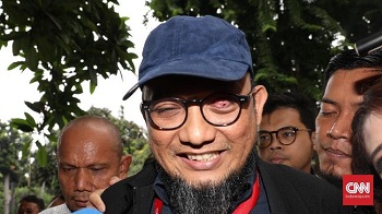 Novel Baswedan Minta Terdakwa Penyiraman Air Keras Dibebaskan