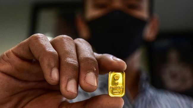 Harga Emas Antam Mogok di Rp995 Ribu Hari Ini