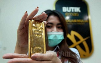 Harga Emas 24 Karat Antam Hari Ini, 13 Oktober 2020 Turun Lagi