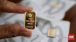Harga Emas Antam Anjlok Rp8.000 per Gram, Jadi Rp941 Ribu