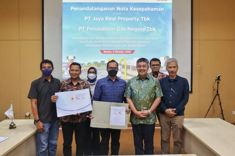 Dorong Implementasi Jargas, PGN Subholding Gas Pertamina Kerja Sama dengan Jaya Real Property
